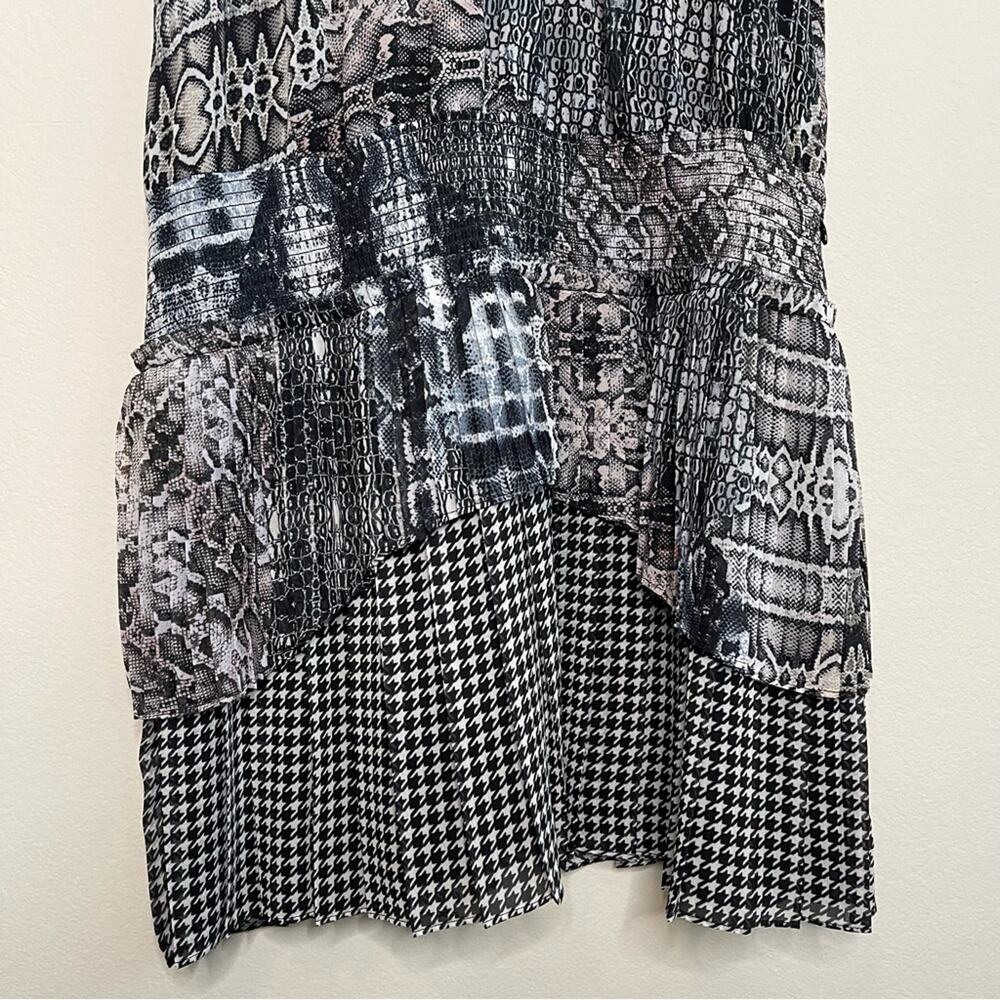 NEW Ramy Brook Monae Python Printed Mini Halter Dress L - Picture 4 of 12